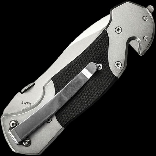 Smith & Wesson First Response Drop Point Blade - Partially Serrated - Image 2
