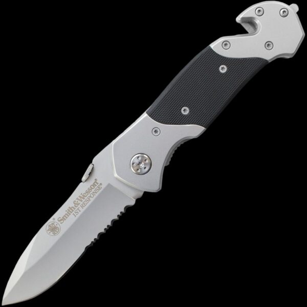 Smith & Wesson First Response Drop Point Blade - Partially Serrated
