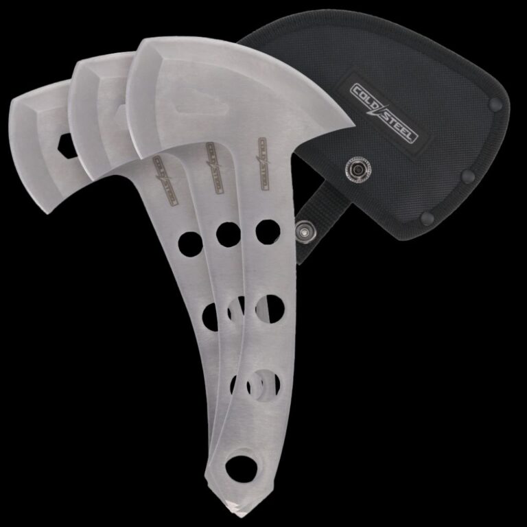 Cold Steel THROWING AXES 5″ BLADE / 9″ OVERALL (3 PACK) Blades.co.uk