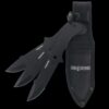 Cold Steel THROWING KNIVES / 8" OVERALL / CLIP POINT BLACK (3 PACK)