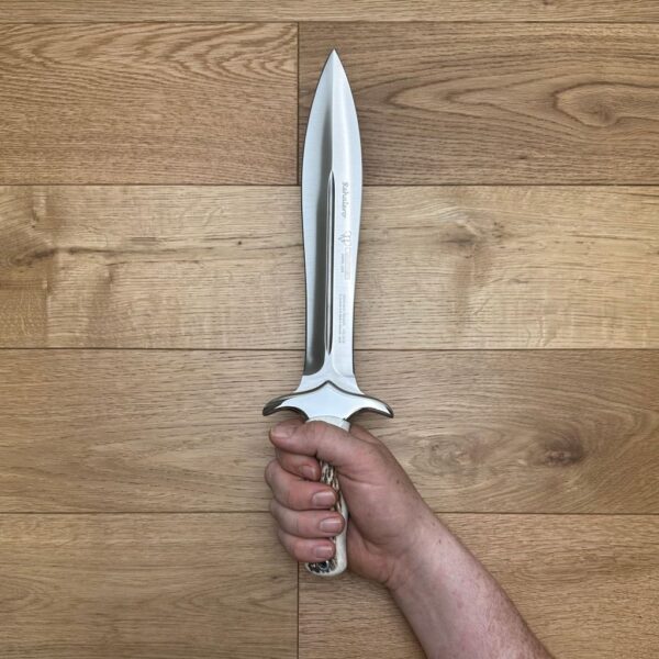 Cudeman Deer Stag Spear Point Hunting Knife 104-C - Image 2