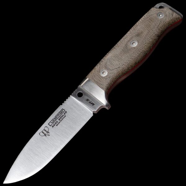 Cudeman MT-5 Green Micarta Bushcraft Knife/Kydex Sheath