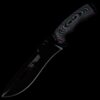 Cudeman Green Beret Black with Survival Kit