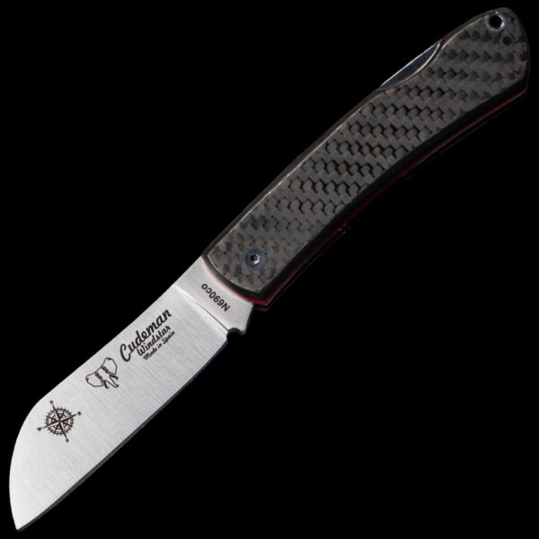 Cudeman Windstar Carbon Fiber Folding Knife with Sheath