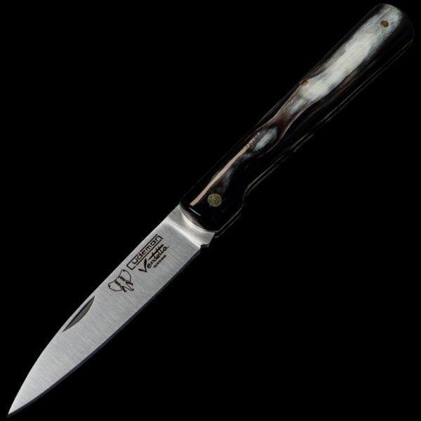 Cudeman 3.5" Bull Horn Stiletto Pocket Knife