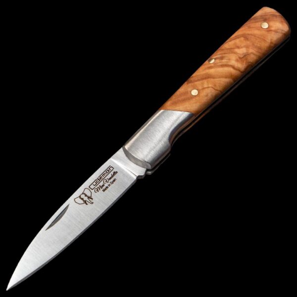 Cudeman Mini Vendetta 1 Olive Wood w/Sheath