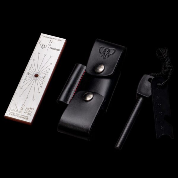 Cudeman Leather Loop & Accessories - Red Stitching