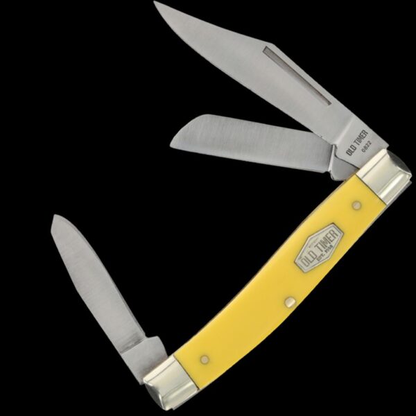 Old Timer 4" Closed Senior - Yellow Handle
