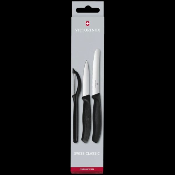 Victorinox 3 Piece Paring Knife & Peeler Set - Image 2