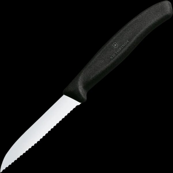Victorinox Paring Knife, Straight Blade, Serrated Edge 8cm