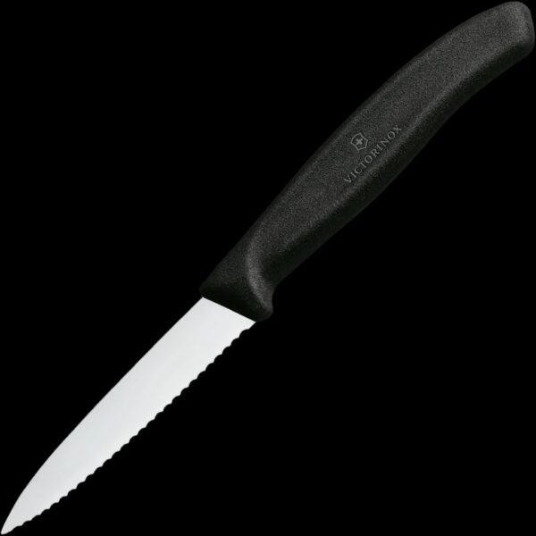 Victorinox Paring Knife, Pointed Tip, Serrated Edge 8cm