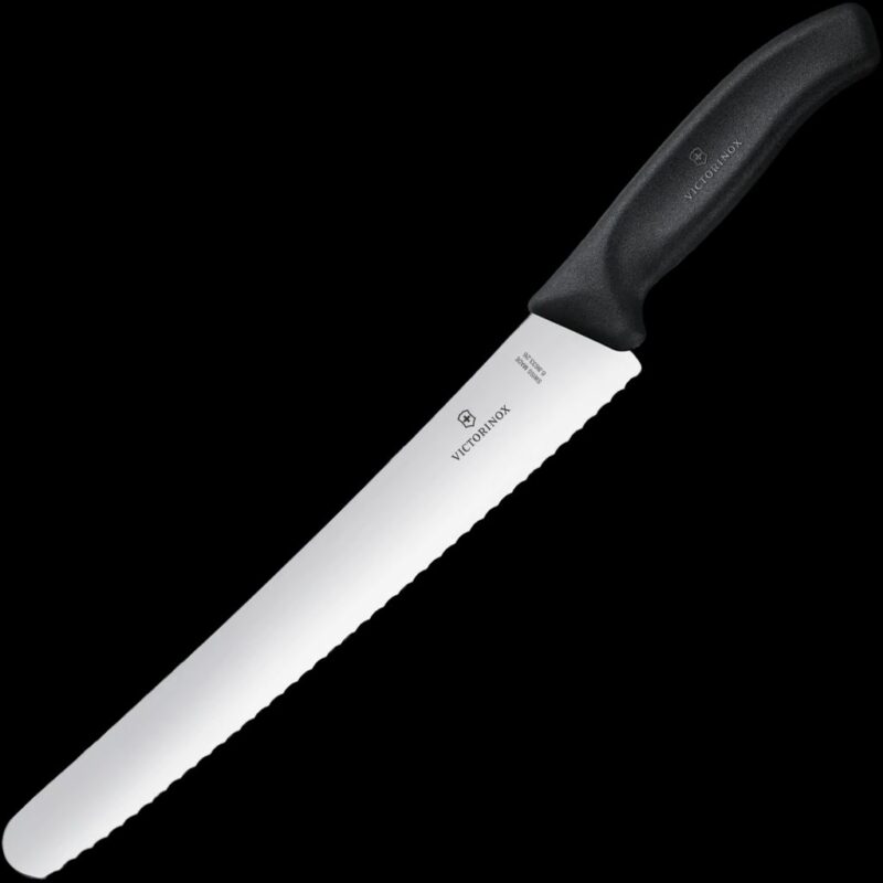 Swiss Classic Kitchen Knife Victorinox Swiss Classic Pastry Knife - 26cm Serrated Wavy Edge Navaja Suiza - View #7