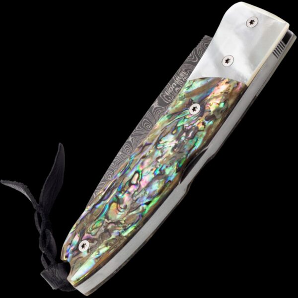 lionSTEEL Opera Damascus Heinsgringla Mother of Pearl Handle, wood box - Image 2