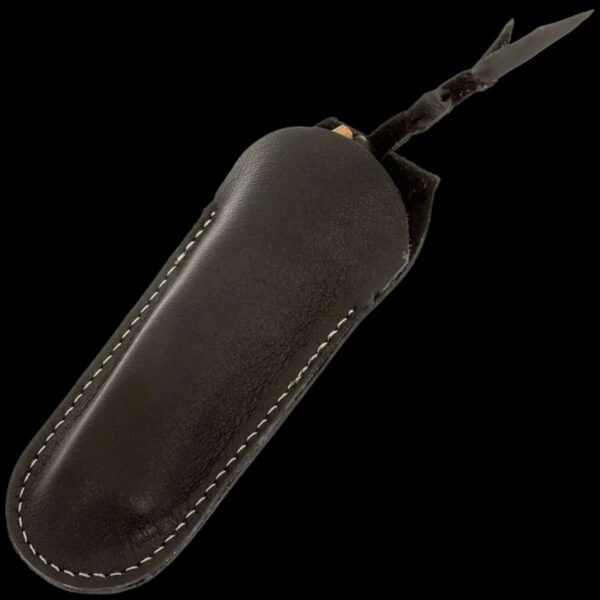 lionSTEEL Opera - Satin D2 / Olive Wood Handle w/Sheath - Image 2