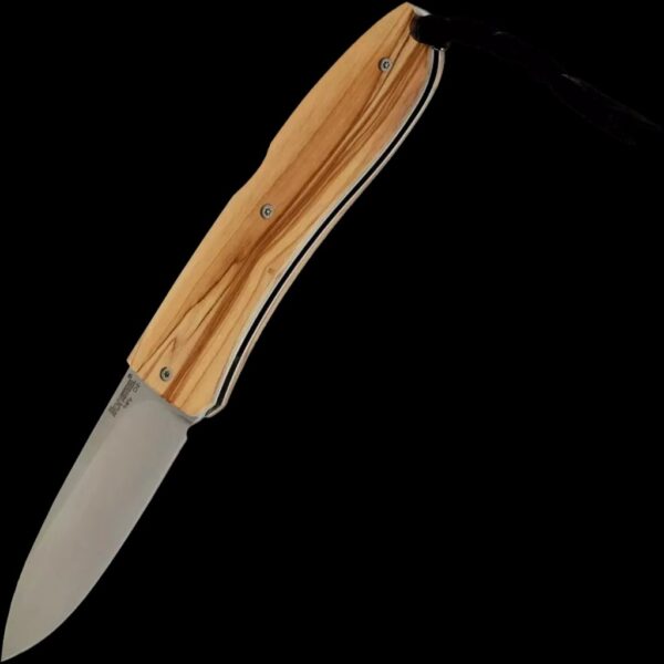 lionSTEEL "Big Opera" Folding knife with D2 blade, Olive wood handle