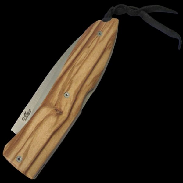 lionSTEEL "Big Opera" Folding knife with D2 blade, Olive wood handle - Image 2