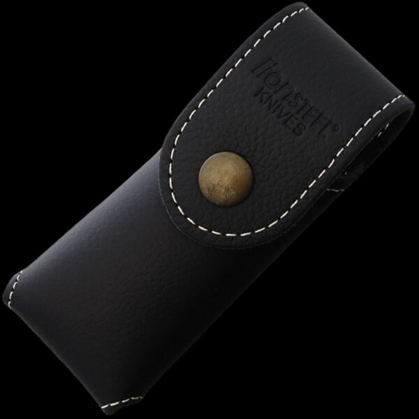 lionSTEEL Small vertical leather sheath, 105x38x15mm