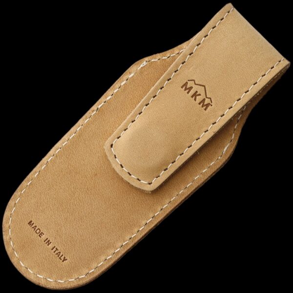 lionSTEEL Leather vertical sheath with MAGNET - SAND Color - Image 2