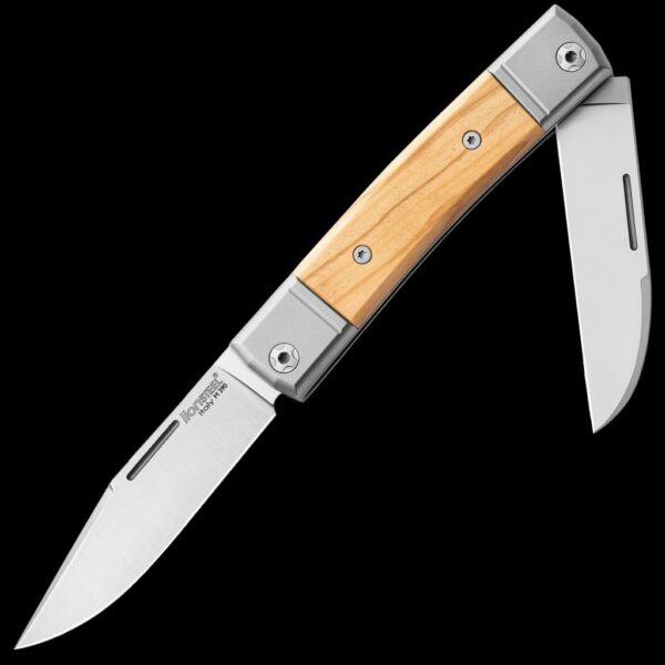 lionSTEEL BESTMAN 2 Olive Wood - Brown / Silver