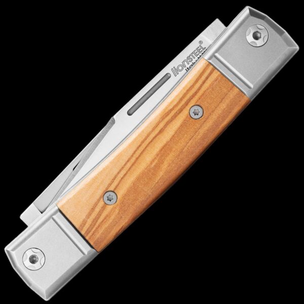 lionSTEEL BESTMAN 2 Olive Wood - Brown / Silver - Image 2