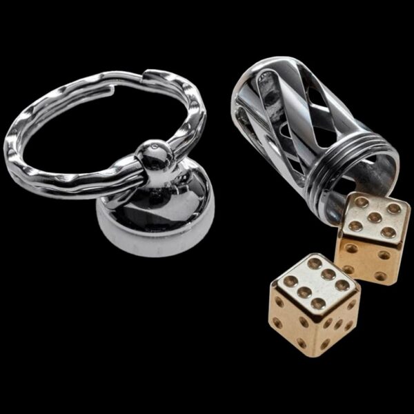 lionSTEEL Brass Dice - Set of 2