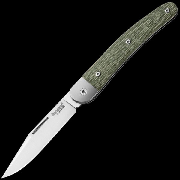 lionSTEEL JK1 Micarta - Green / Silver