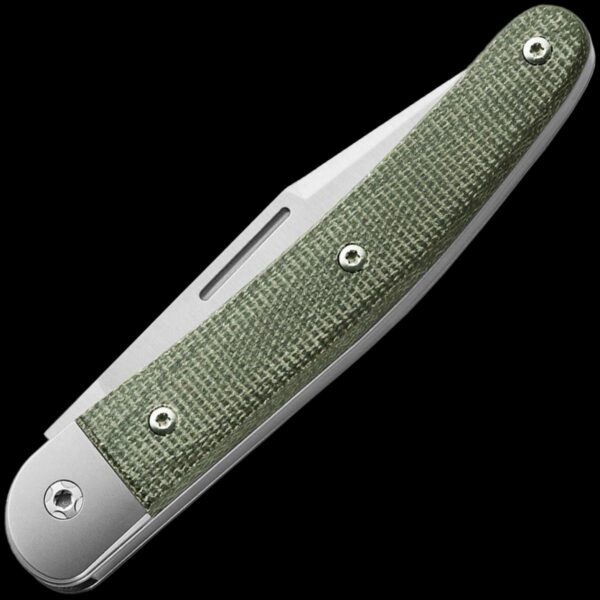 lionSTEEL JK1 Micarta - Green / Silver - Image 2
