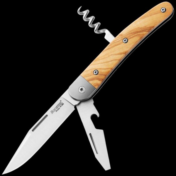 lionSTEEL JACK 3 Olive Wood - Brown / Silver