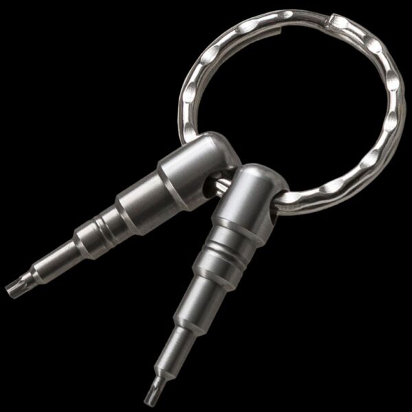 lionSTEEL Knife Keyring with Torx Screwdrivers