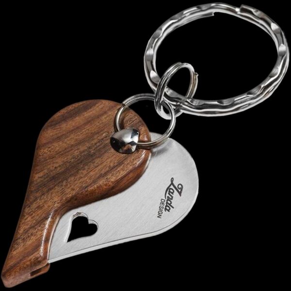 lionSTEEL LionBeat Heart Pendant Blade - Rosewood - Image 2