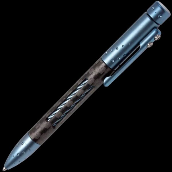 lionSTEEL Nyala Pen - Carbon Fibre / Blue Matte