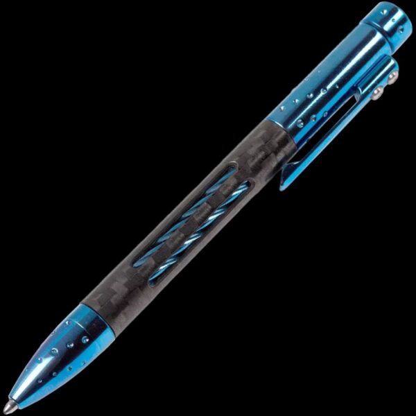 lionSTEEL Nyala Pen - Carbon Fibre / Blue