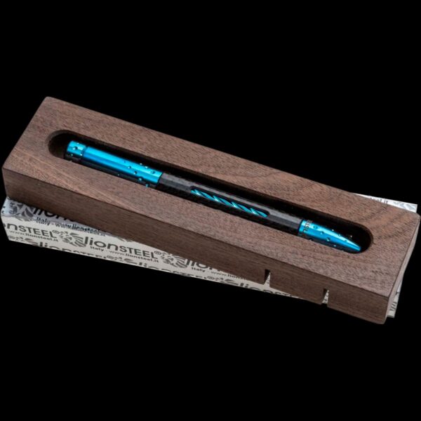 lionSTEEL Nyala Pen - Carbon Fibre / Blue - Image 2