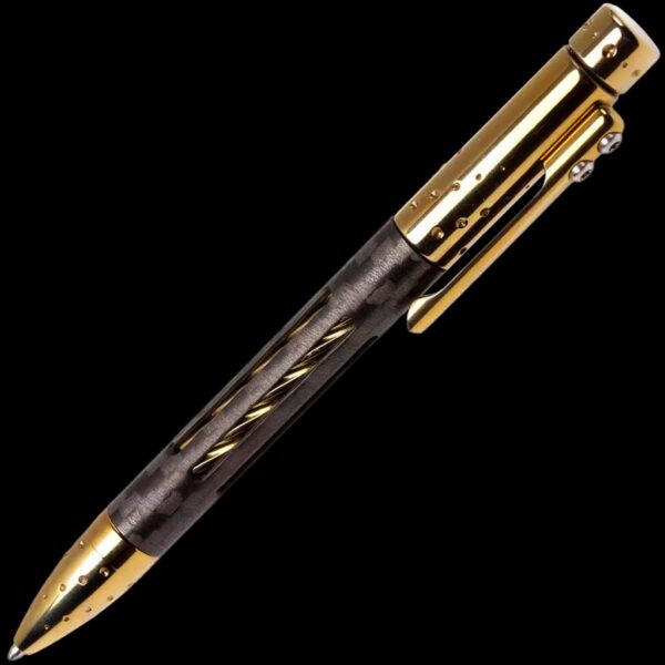 lionSTEEL Nyala Pen - Carbon Fibre / Bronze