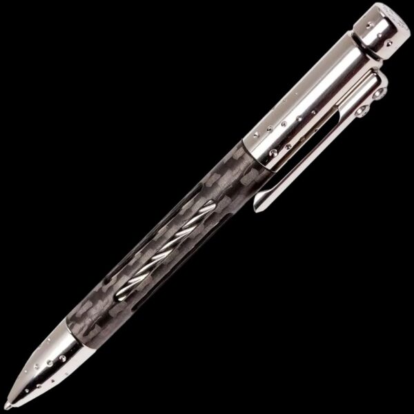 lionSTEEL Nyala Pen - Carbon Fibre / Silver