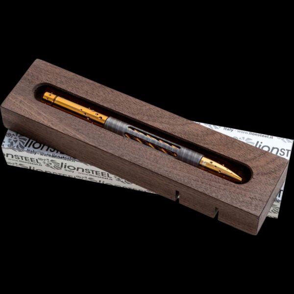 lionSTEEL Nyala Pen - Twist Damascus / Bronze - Image 2