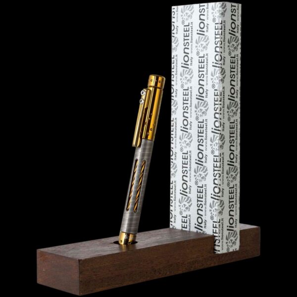 lionSTEEL Nyala Pen - Twist Damascus / Bronze - Image 3