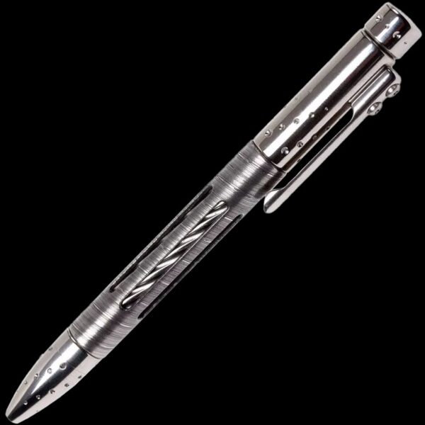 lionSTEEL Nyala Pen - Twist Damascus / Grey