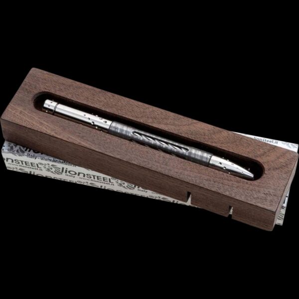 lionSTEEL Nyala Pen - Twist Damascus / Grey - Image 2