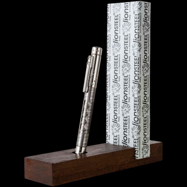 lionSTEEL Nyala Pen - Twist Damascus / Grey - Image 3