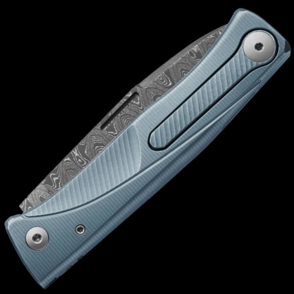 lionSTEEL Thrill Titanium - Blue / Damascus - Image 2