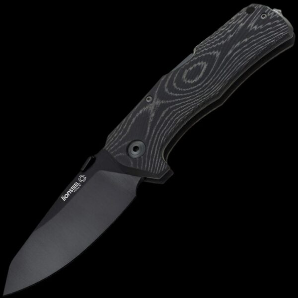 lionSTEEL TM1 Micarta - Black / Black