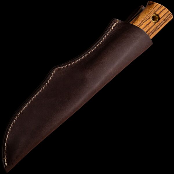 ZA-PAS Biwi 10, Zebrawood Handle & Leather Sheath - Image 2