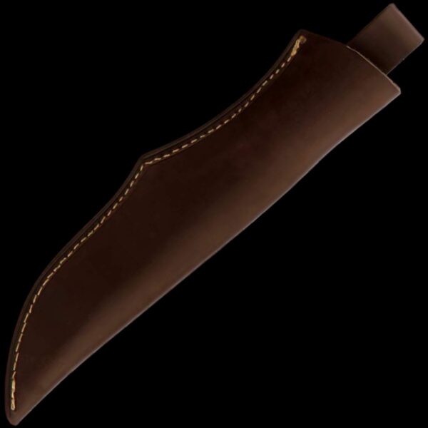 ZA-PAS Biwi 12, Brown Micarta Handle & Leather Sheath - Image 3