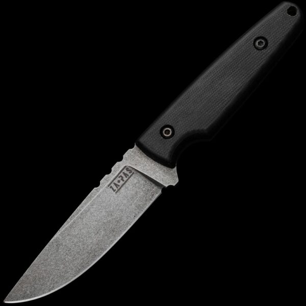 ZA-PAS Handie, Stonewash Blade & Black G10 Handle