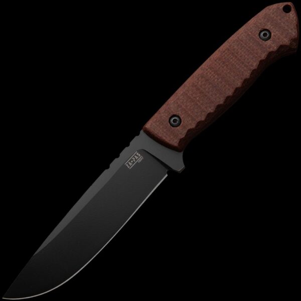 ZA-PAS Ultra Outdoor Toxic, Cerakote Blade & Brown Micarta Handle