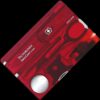 Victorinox Swiss Card Lite Red Transparent
