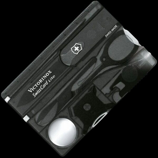 Victorinox Swiss Card Lite Black Transparent