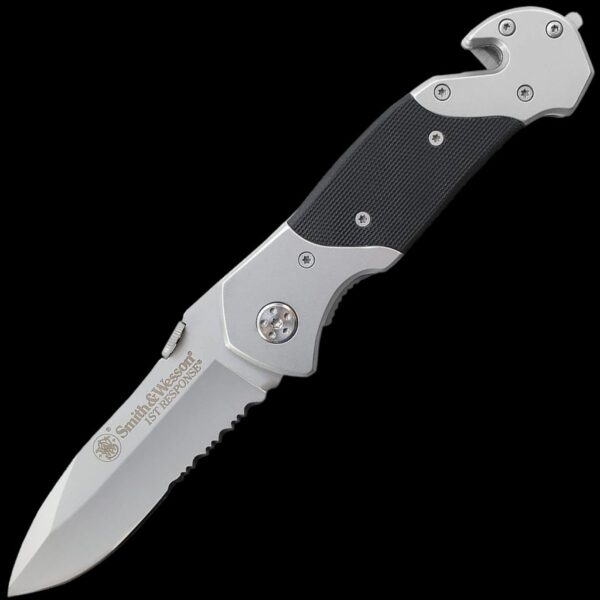 Smith & Wesson 1st Response Black Liner Lock Folding Knife