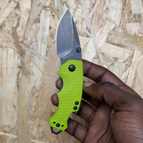 Kershaw Shuffle Lime Green Blackwash - Image 2